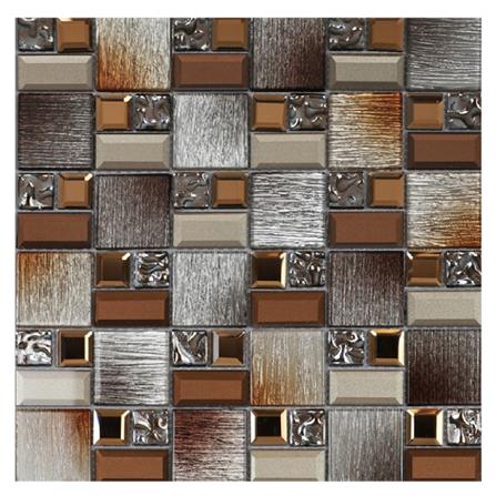 โมเสคแก้ว 30x30 ซม. HPR-204 ROSE GOLD