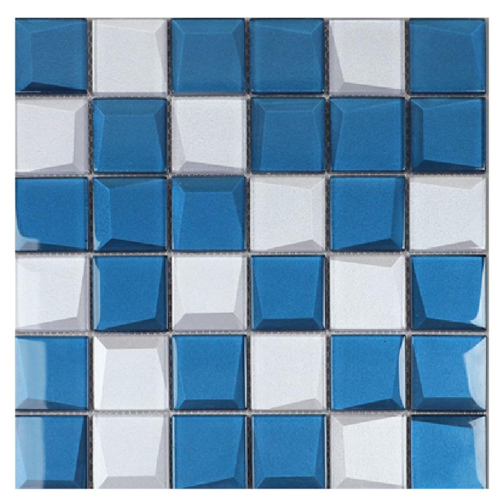 โมเสคแก้ว 30x30 ซม. HPR-191 สีน้ำเงิน