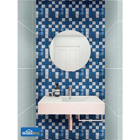 โมเสคแก้ว 30x30 ซม. HPR-191 สีน้ำเงิน_2