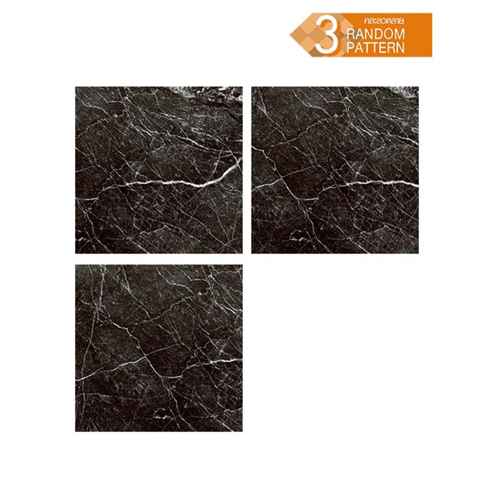 กระเบื้องพื้น 18x18 นิ้ว TARA แคนวาส เทาเข้ม EXC PM 1M2