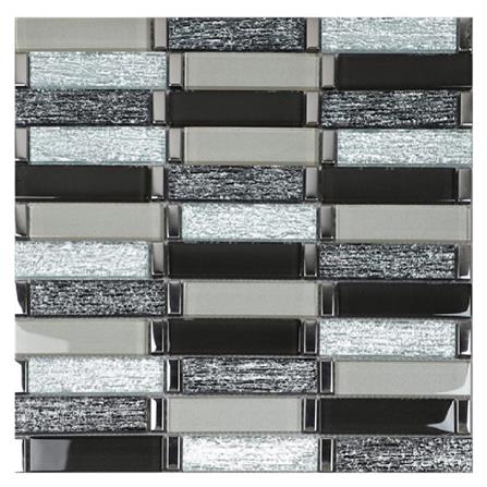 โมเสคแก้ว 33.5x30 ซม. HPR-197 สีเทาเงิน_0