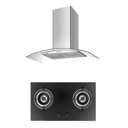 เตาฝัง+เครื่องดูดควัน TECNOSTAR JETGB+HD3490 71 ซม.