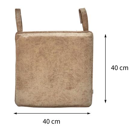 เบาะรองนั่ง HOME LIVING STYLE MIAMI 16x16 นิ้ว สีทอง_5