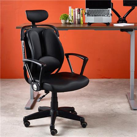 เก้าอี้เพื่อสุขภาพ ERGOTREND Dual-02BPP สีดำ_4