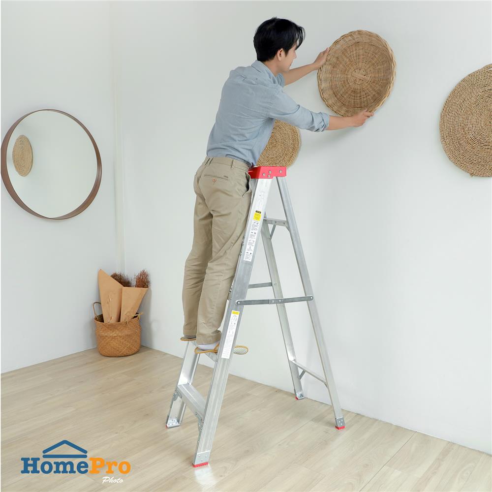 บันไดอะลูมิเนียมมีถาด MATALL 5 ขั้น