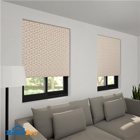 ผ้าม่านม้วน HOME LIVING STYLE HEXA 100x160 ซม. สีน้ำตาล_5