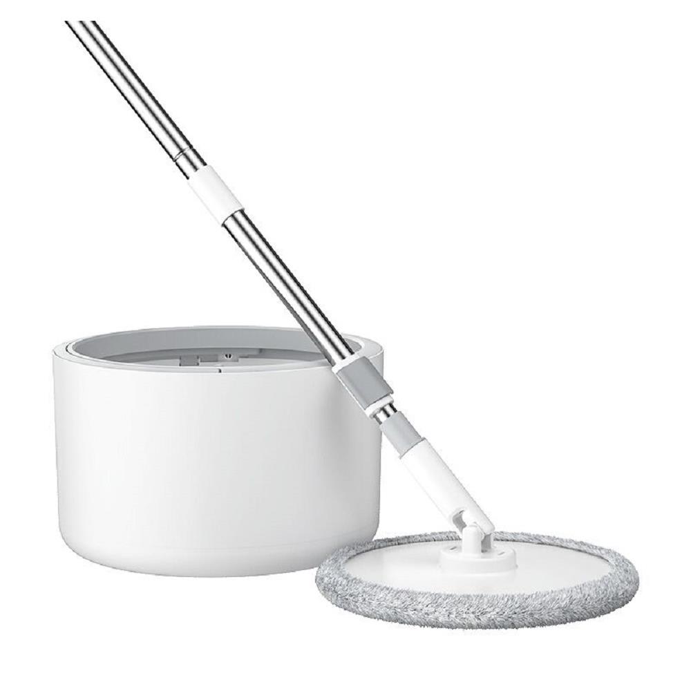 ชุดอุปกรณ์ถังปั่นพร้อมไม้ม็อบนาโน ACCO NAMI สีขาว