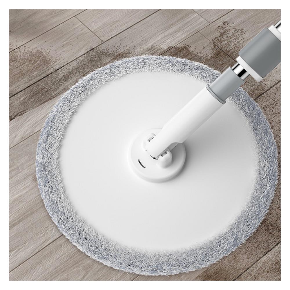 ชุดอุปกรณ์ถังปั่นพร้อมไม้ม็อบนาโน ACCO NAMI สีขาว