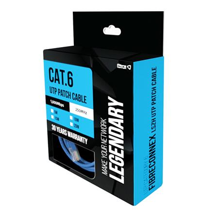 สาย LAN CAT6 FIBRECONNEX 3 ม. สีฟ้า_2