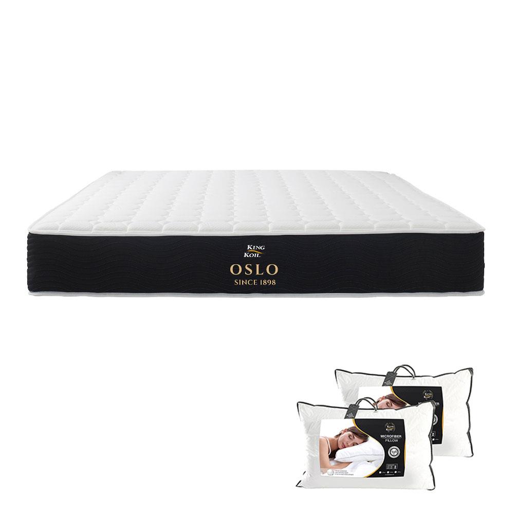 ที่นอน 6 ฟุต KINGKOIL OSLO พร้อมหมอนหนุน 2 ชิ้น