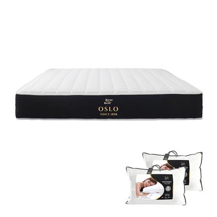 ที่นอน 5 ฟุต KINGKOIL OSLO พร้อมหมอนหนุน 2 ชิ้น