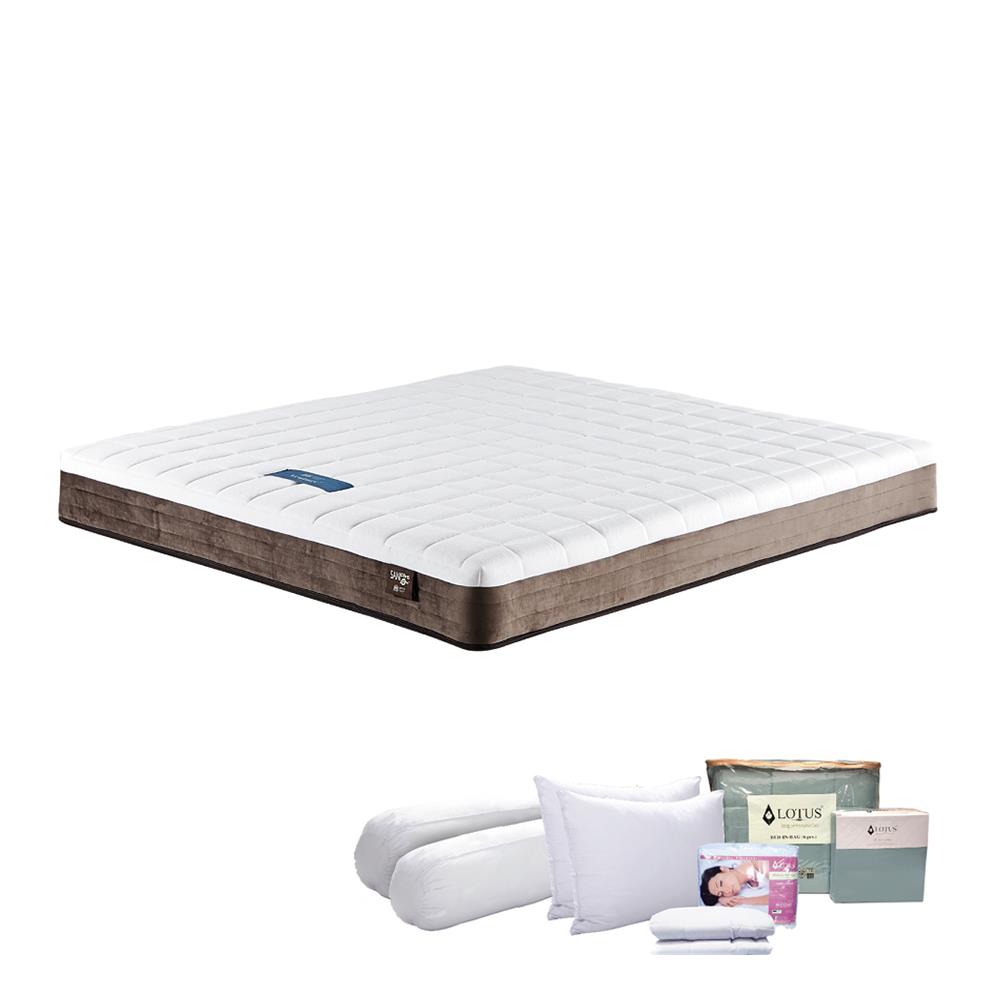 ที่นอน 6 ฟุต LOTUS VENTURY พร้อมชุดเครื่องนอน 11 ชิ้น