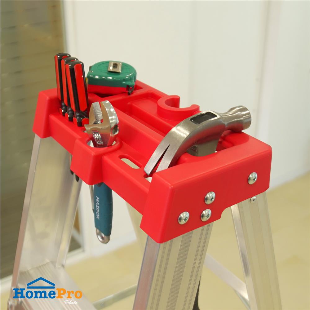 บันไดอะลูมิเนียมมีถาด MATALL 8 ขั้น