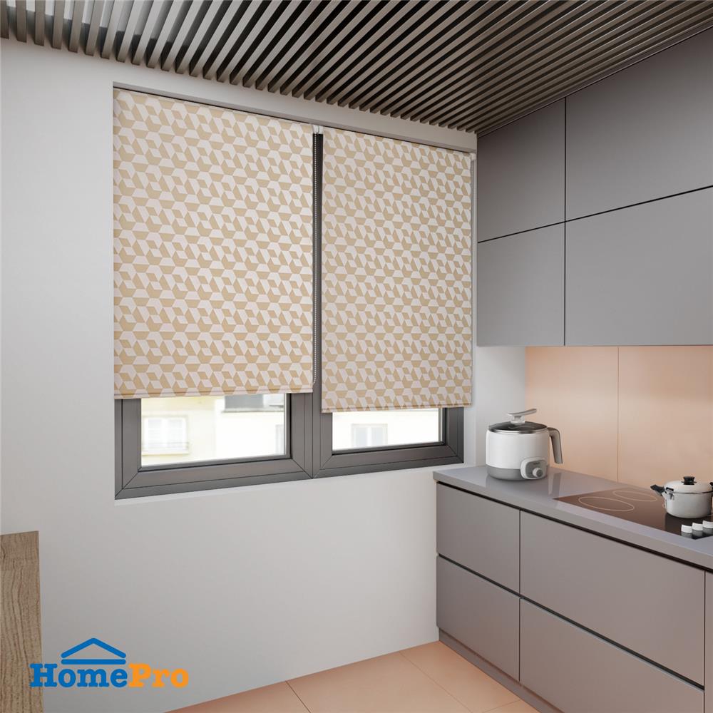 ผ้าม่านม้วน HOME LIVING STYLE HEXA 70x160 ซม. สีน้ำตาล