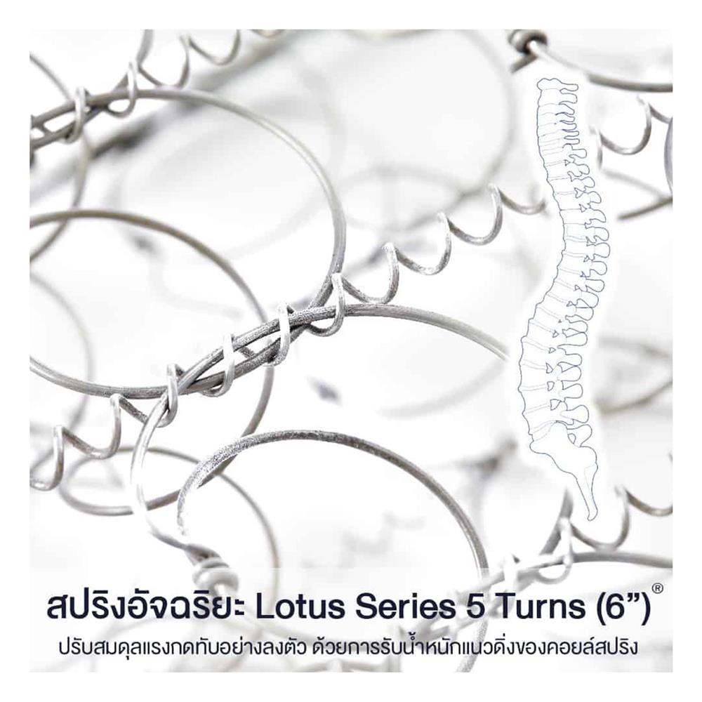 ที่นอน 6 ฟุต LOTUS WESTMAN (พร้อมชุดเครื่องนอน 11 ชิ้น)
