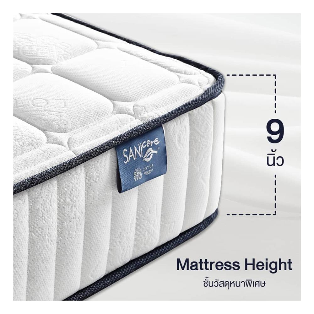 ที่นอน 6 ฟุต LOTUS WESTMAN (พร้อมชุดเครื่องนอน 11 ชิ้น)