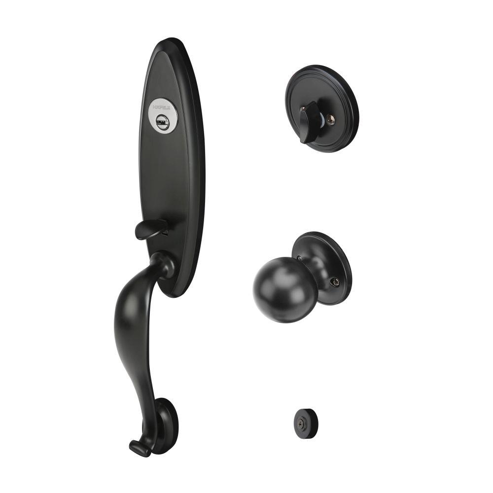 มือจับประตูใหญ่ HAFELE 489.94.655 สีดำ