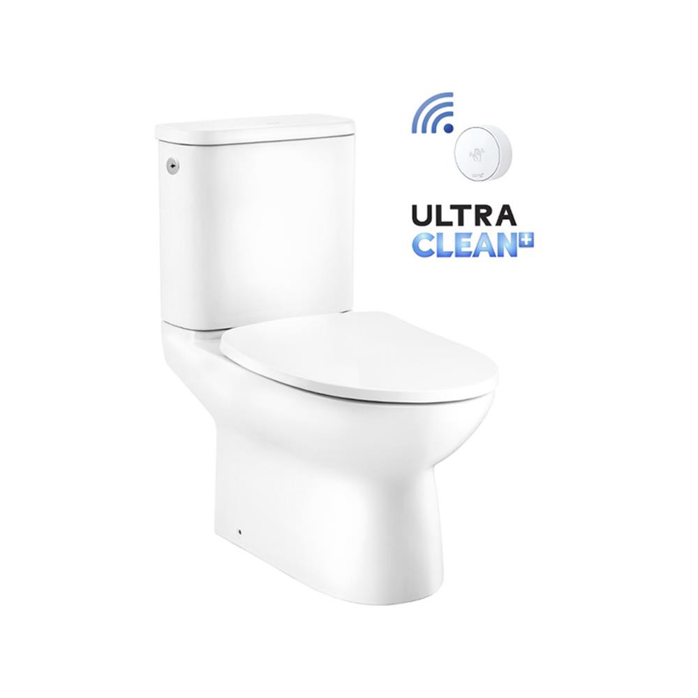 สุขภัณฑ์ 2 ชิ้น COTTO TOUCHLESS C126227 4.5 ลิตร สีขาว