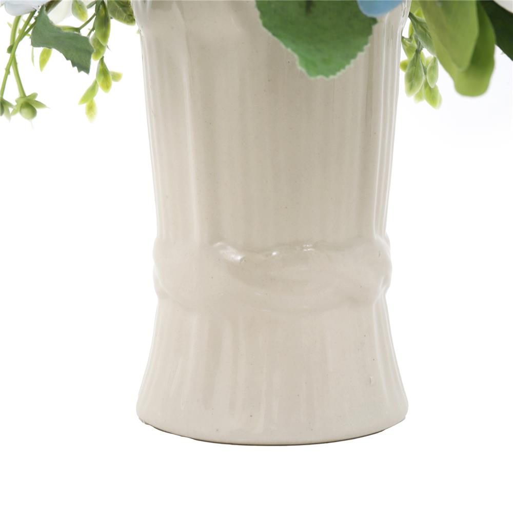 ดอกกุหลาบสีฟ้าในแจกันเซรามิก WACH 02