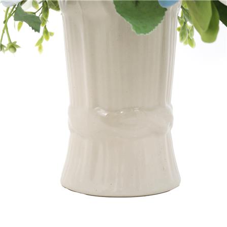 ดอกกุหลาบสีฟ้าในแจกันเซรามิก WACH 02_2