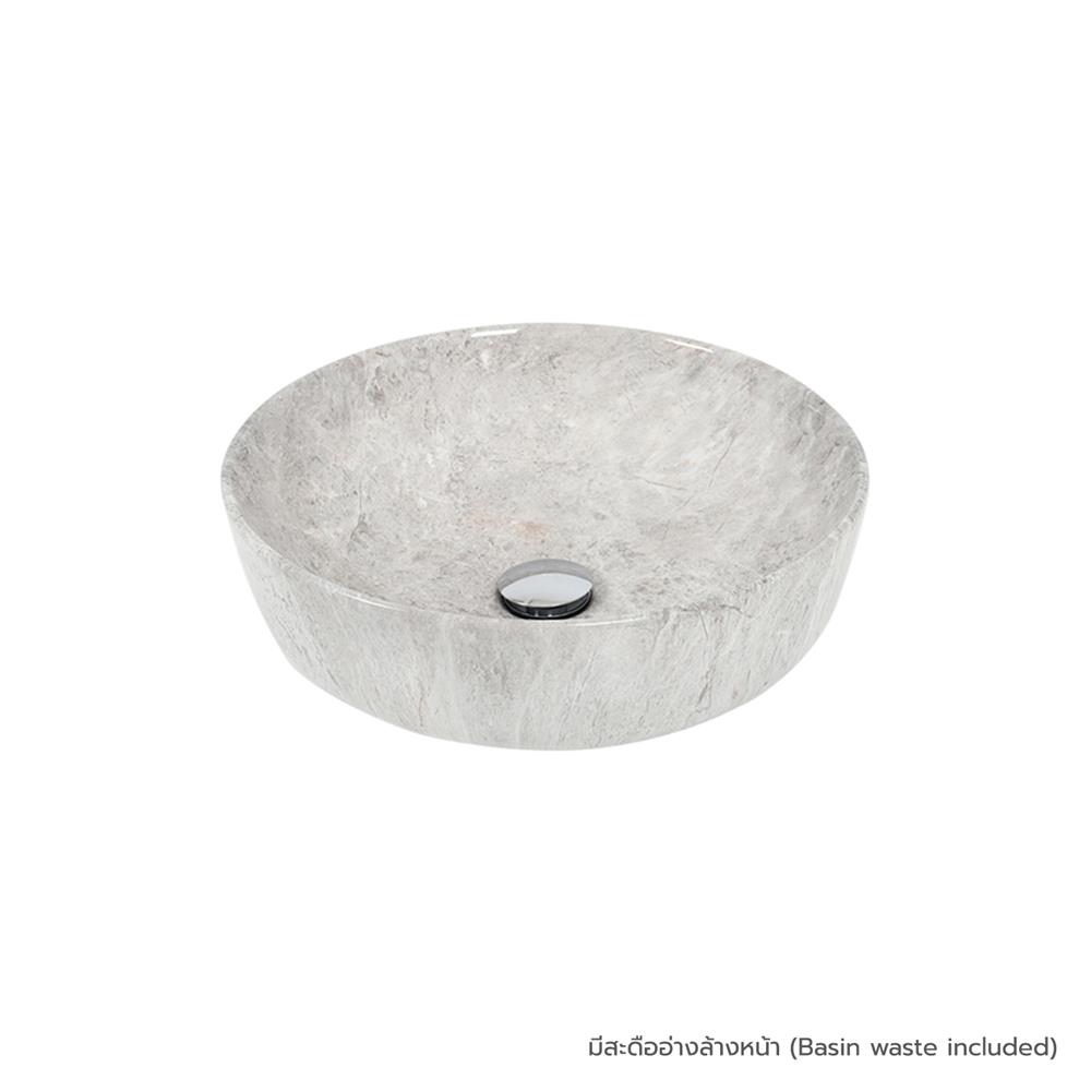 อ่างล้างหน้าวางบน MOYA 220 ลายหินอ่อน