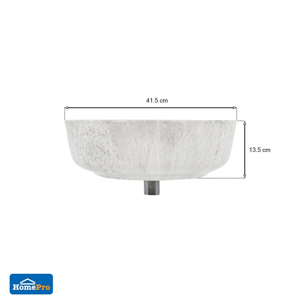 อ่างล้างหน้าวางบน MOYA 220 ลายหินอ่อน