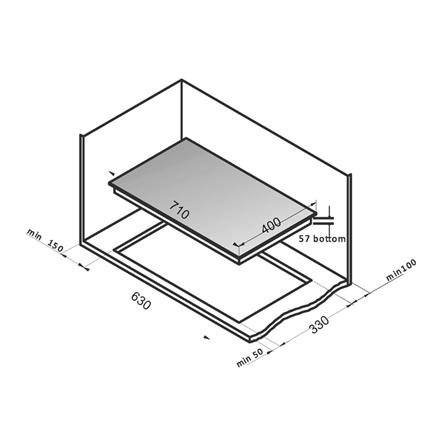 เตาฝังแก๊ส TECNOSTAR HBJETGB 71 ซม._2