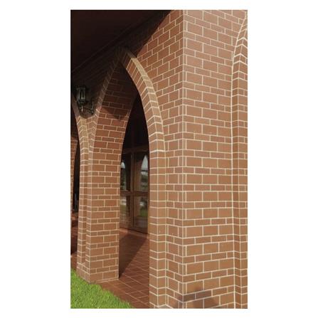 กระเบื้องดินเผา 4x9 นิ้ว KENZAI เอ็กทรูด ไทล์ ชินนามอน 0.78 ตร.ม._1