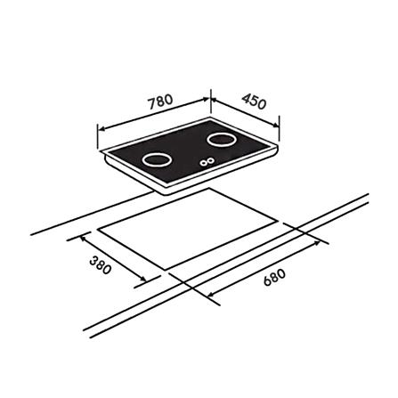 เตาฝังแก๊ส TEKA GTS782G 78 ซม._2