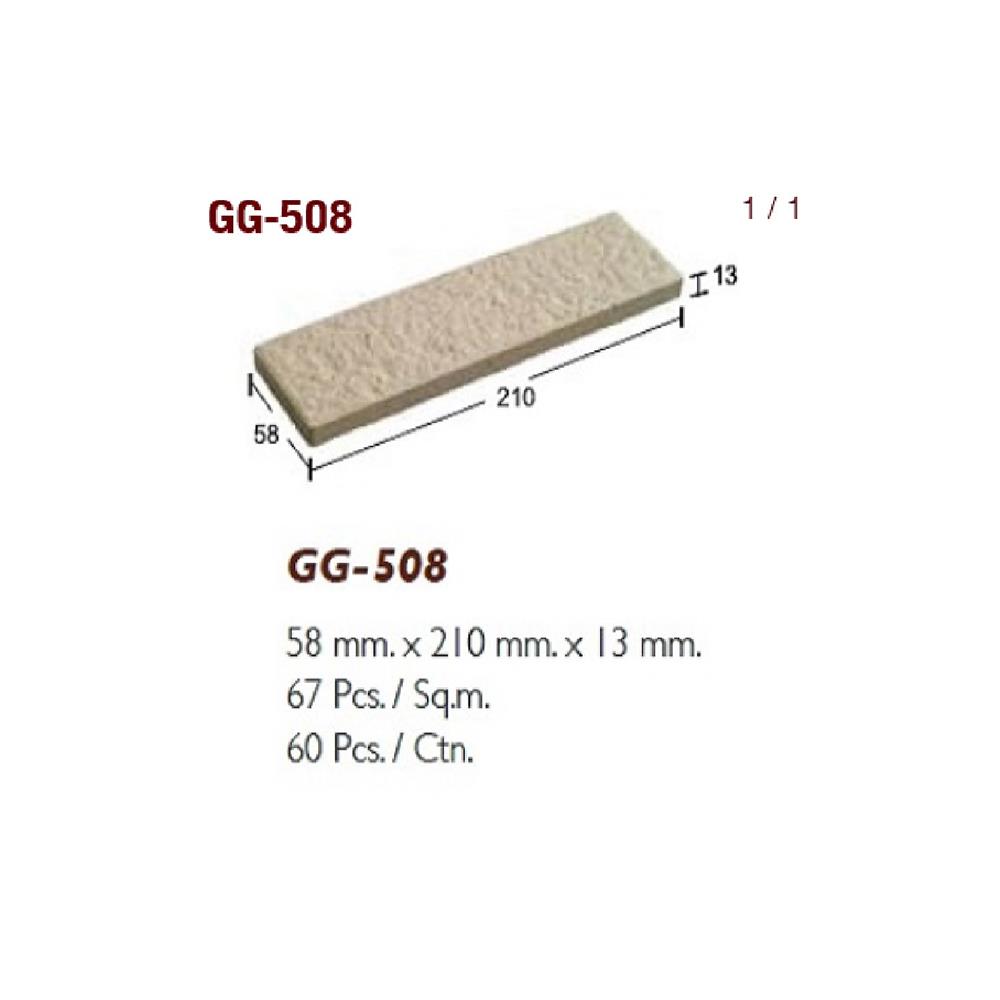 กระเบื้อง 2.3x8 นิ้ว KENZAI แกรไนท์จี โคโค่ แบล็ค 60P