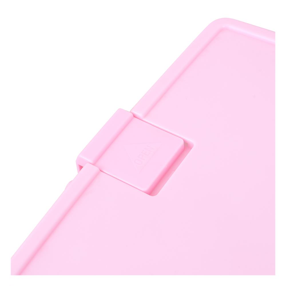 กล่องหูหิ้ว ฝาล็อค SN PAWIN 530PI สีชมพู