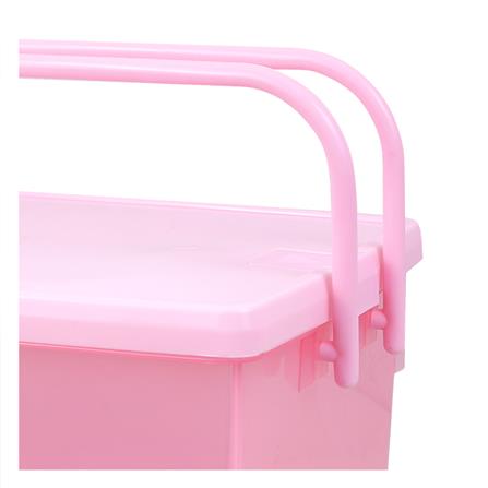 กล่องหูหิ้ว ฝาล็อค SN PAWIN 530PI สีชมพู_2