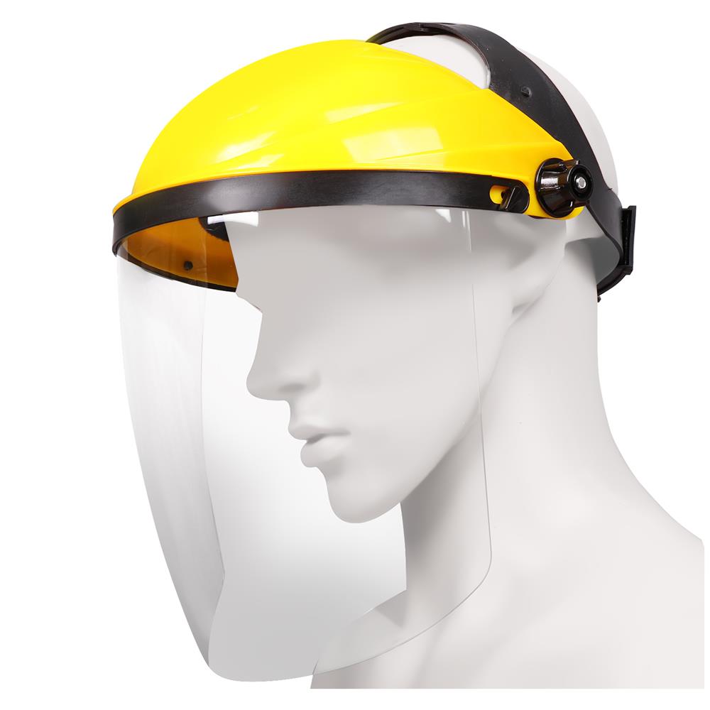 หน้ากากนิรภัยป้องกันสะเก็ด PC SINO สีเหลือง