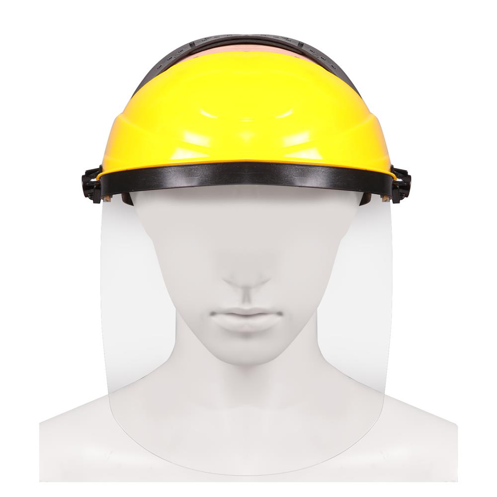 หน้ากากนิรภัยป้องกันสะเก็ด PC SINO สีเหลือง