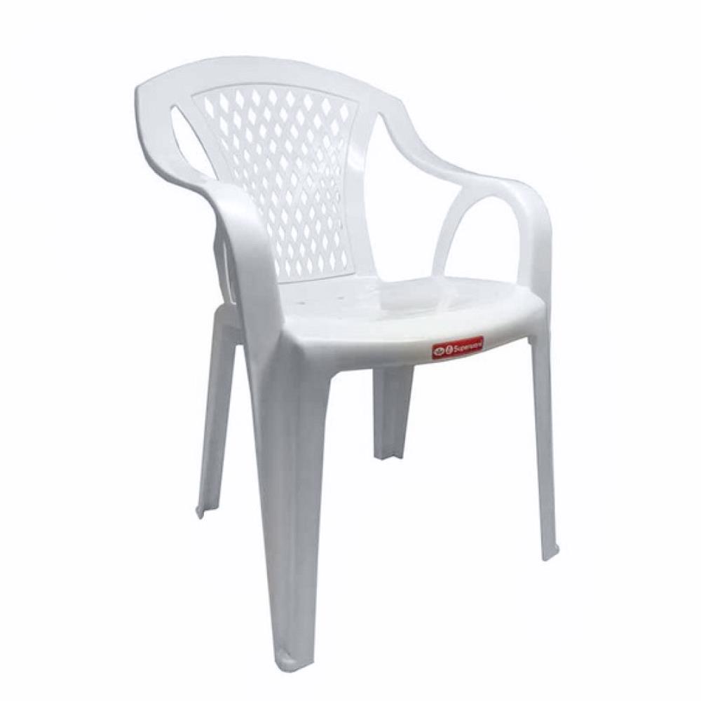 เก้าอี้พลาสติก SUPERWARE CH-52 สีขาว
