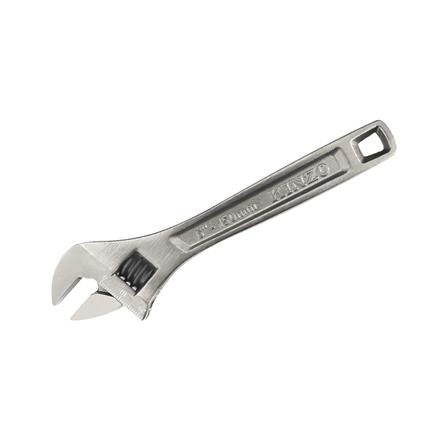 ประแจเลื่อนชุบนิกเกิล KINZO 150 มม. 6 นิ้ว สีดำ_0