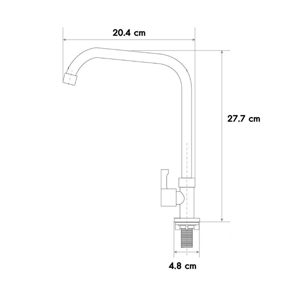ก๊อกซิงค์เดี่ยวเคาน์เตอร์ HOEN EN-7705