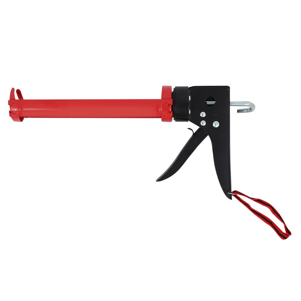 ปืนยิงซิลิโคน DEXZON แกนคู่มีตัวตัด9" สีแดง