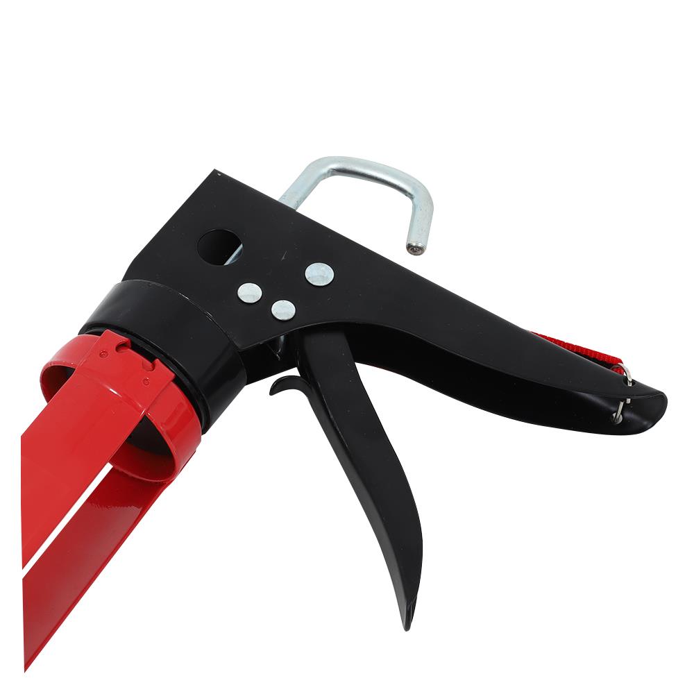 ปืนยิงซิลิโคน DEXZON แกนคู่มีตัวตัด9" สีแดง