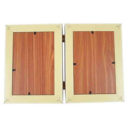 กรอบรูปคู่ HOME LIVING STYLE TROPICAL LEAVES 4x6 นิ้ว สีขาว_1