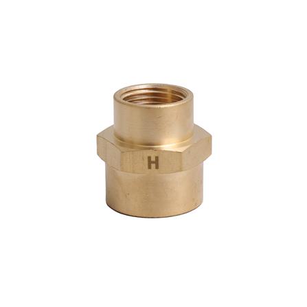 ข้อต่อเกลียวใน-ใน HI-TOP FF 4-3 หุน (1/2-3/8 นิ้ว) สีทอง