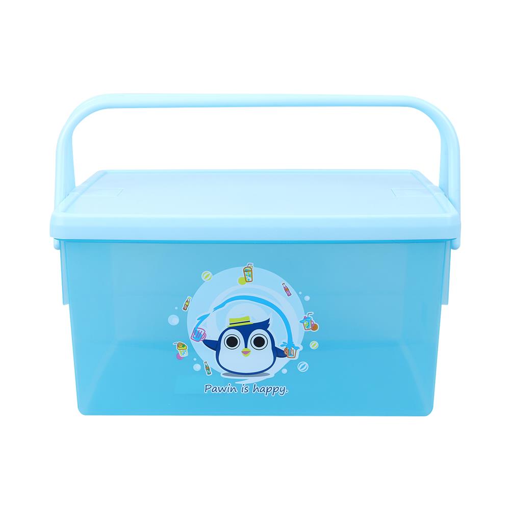 กล่องหูหิ้ว ฝาล็อค SN PAWIN 530BL สีฟ้า