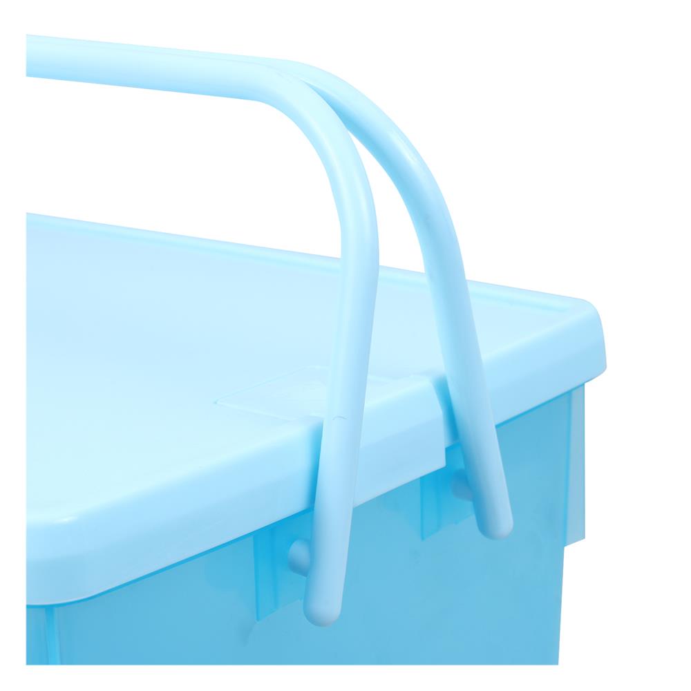 กล่องหูหิ้ว ฝาล็อค SN PAWIN 530BL สีฟ้า