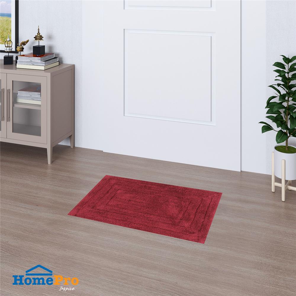 พรม ME LIVING SI-12590 40X60 ซม. สีแดงเข้ม