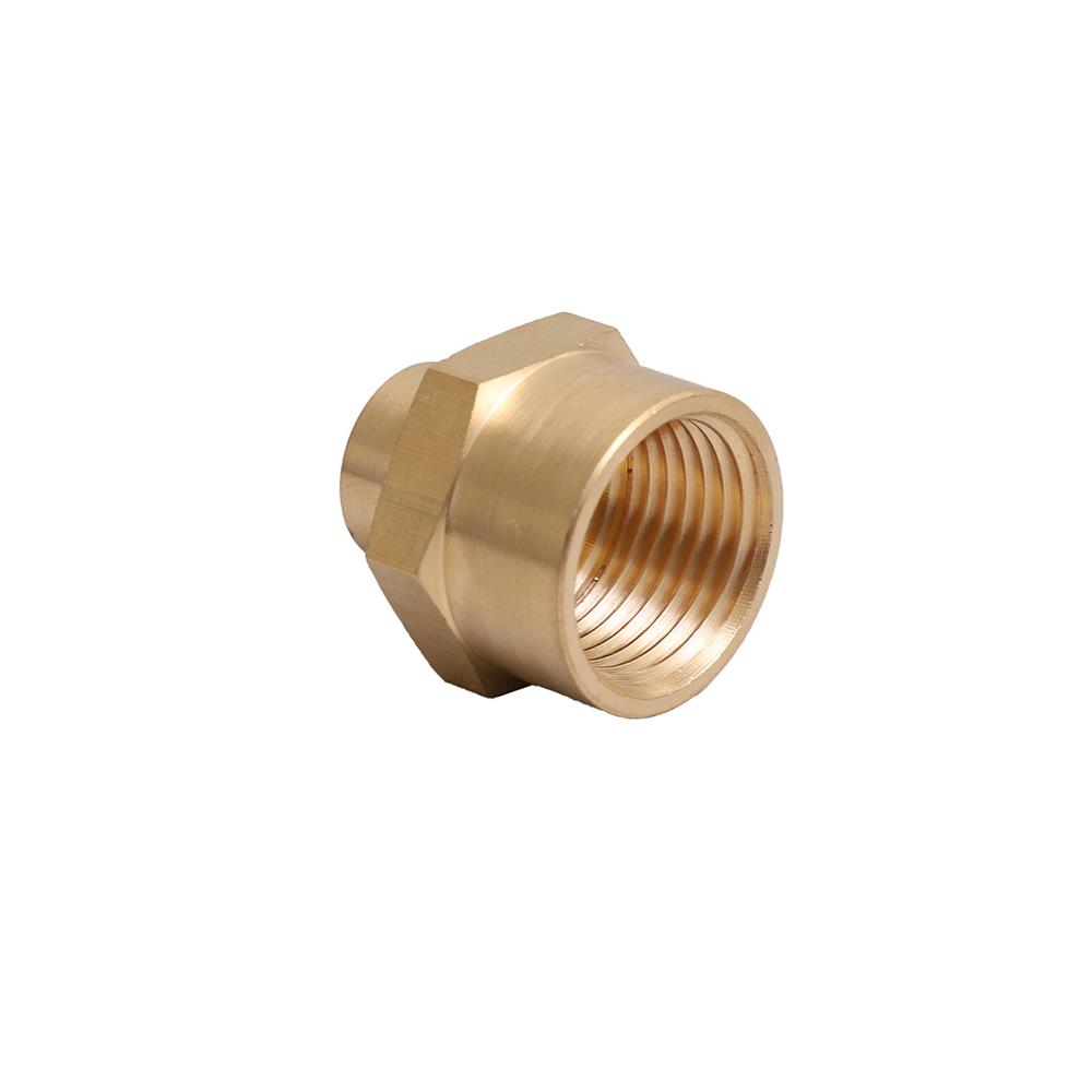 ข้อต่อเกลียวใน-ใน HI-TOP FF 4-2 (1/2-1/4 นิ้ว) สีทอง