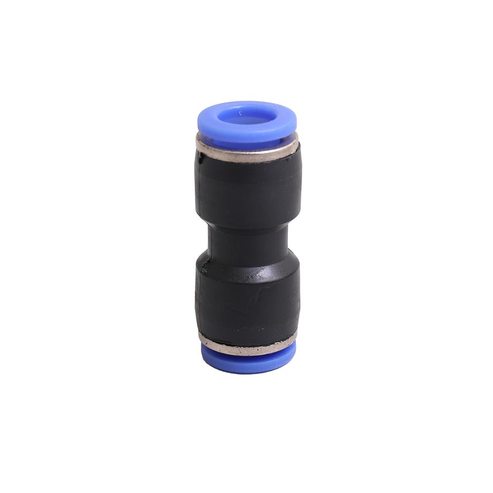 ข้อต่อเสียบสายลม 2 ทาง ทางตรง HI-TOP APU-8 8 มม. สีดำ