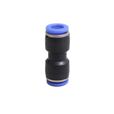 ข้อต่อเสียบสายลม 2 ทาง ทางตรง HI-TOP APU-8 8 มม. สีดำ