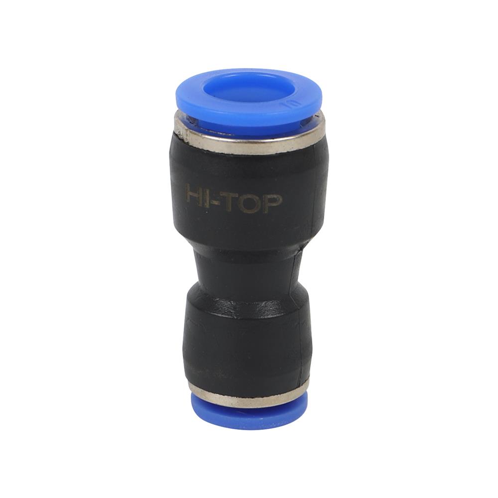 ข้อต่อข้อลด 2 ทาง HI-TOP APG10-8 10 - 8 มม. สีดำ