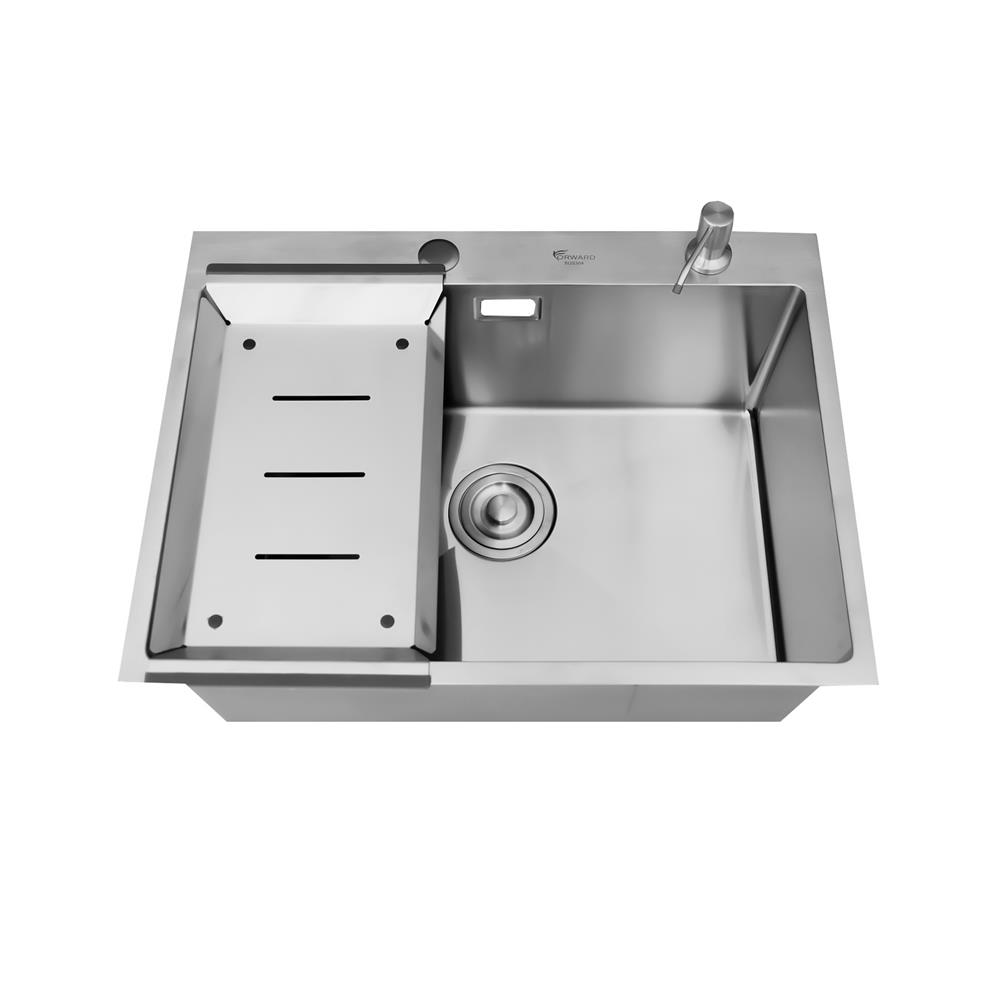 ซิงค์ฝัง 1 หลุม THAI FORWARD 1317RH สเตนเลส_1