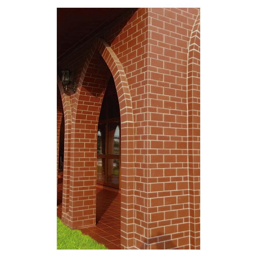 กระเบื้องดินเผา 4x9 นิ้ว KENZAI เอ็กทรูด ไทล์ รอสโซ่ 0.78 ตร.ม.